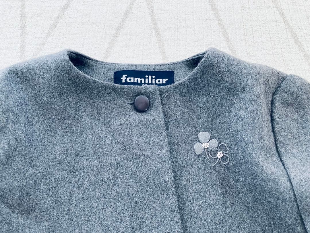 ファミリア ワンピース　ボレロ　アンサンブル　お受験　90