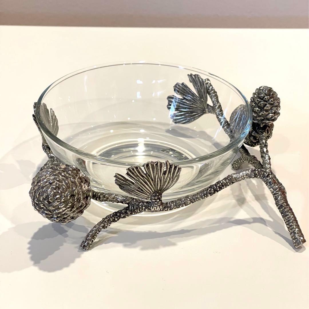 廃盤デザイン？【アトリエジュンコ】松ぼっくりデザイン ボウル パインコーン