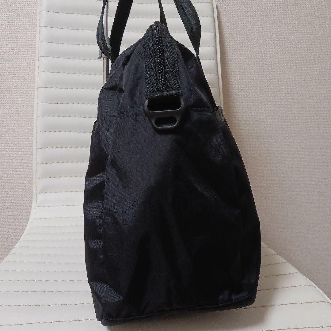 2501　レスポートサック　クラシックボストン　無地　黒　極美品