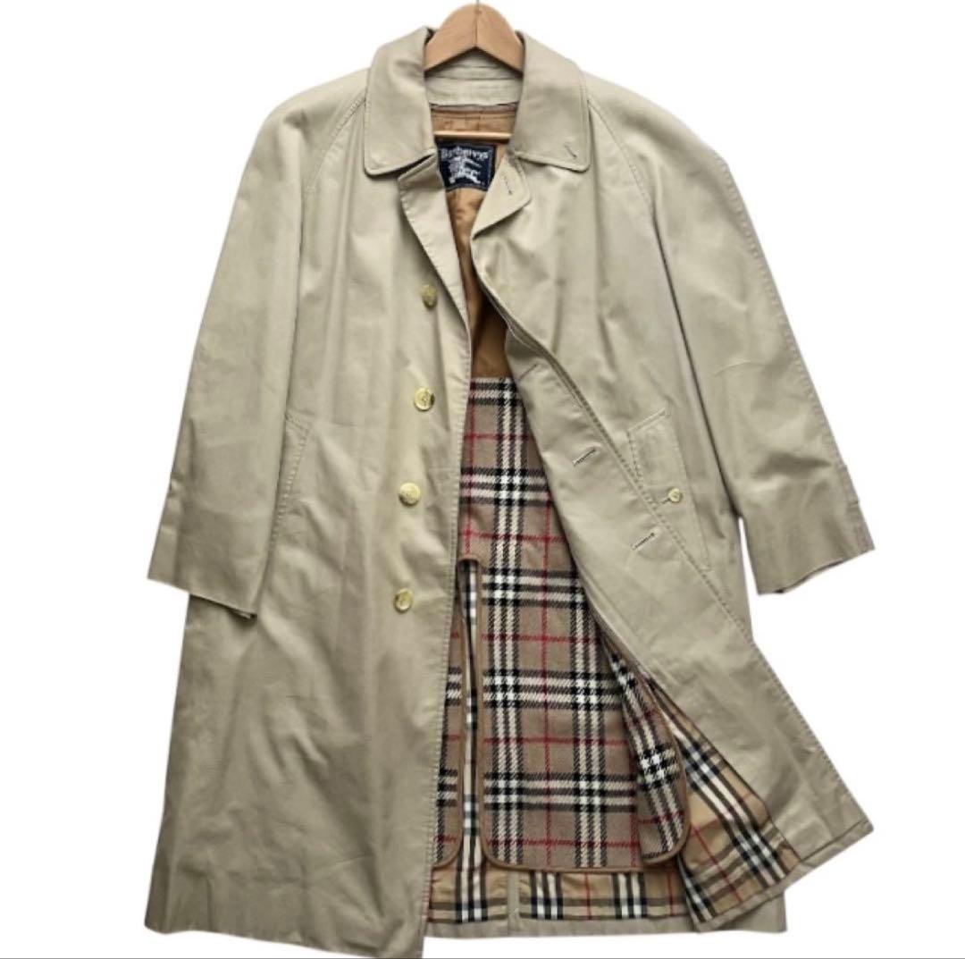 Burberrys ステンカラーコート ノバチェック　ライナー付き