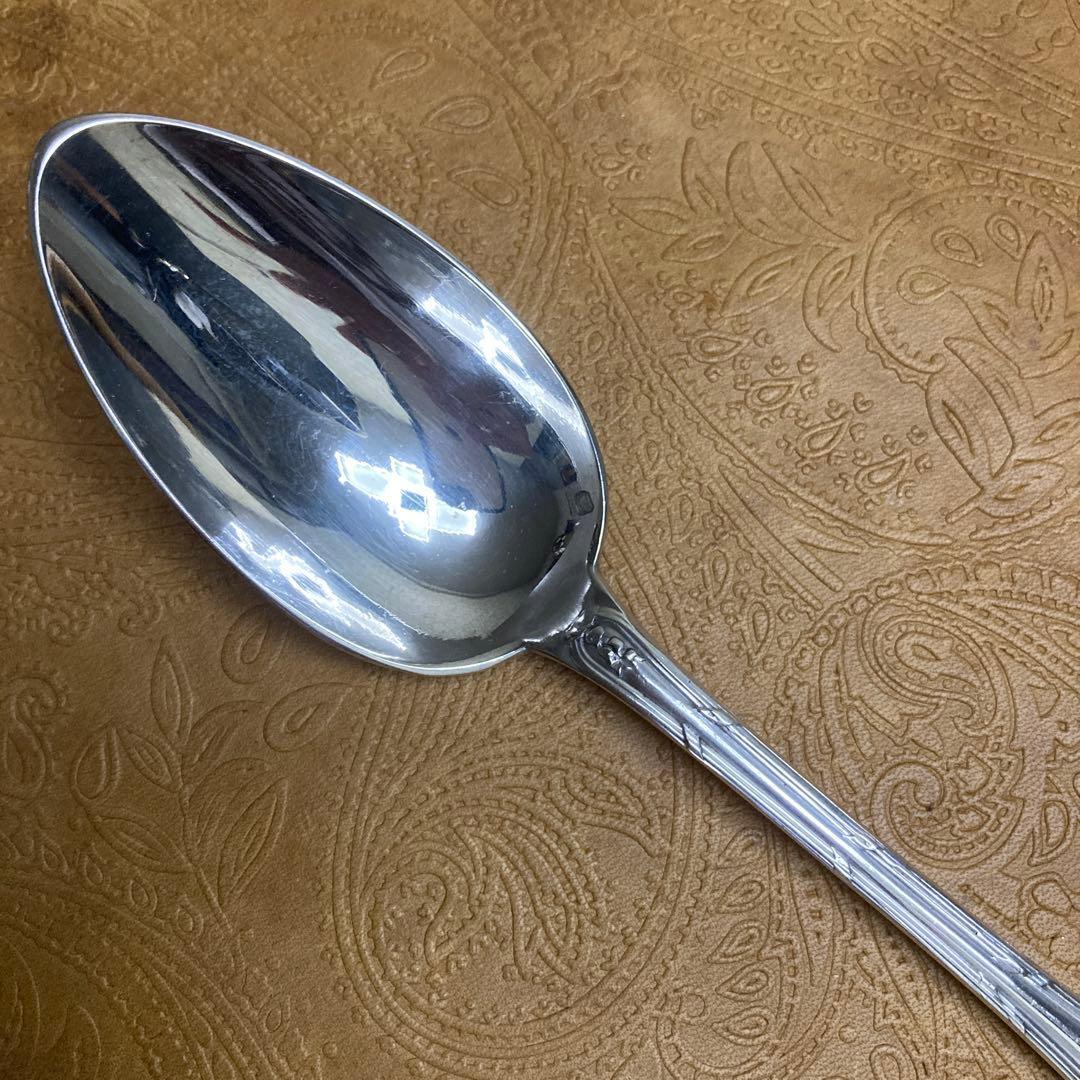 【ピュイフォルカ】純銀/100g スプーン フォーク 約18.5cm【エルメス】