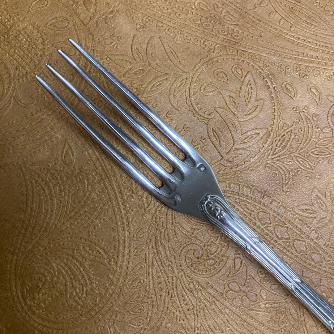 【ピュイフォルカ】純銀/100g スプーン フォーク 約18.5cm【エルメス】