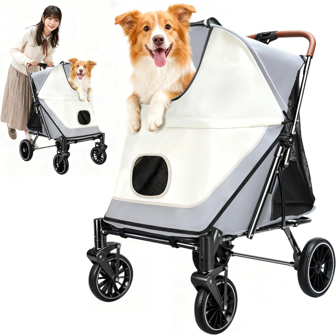 ちいちいさま　　　低床型&前後ドアで乗り降り楽❣️ペットカート 50kg