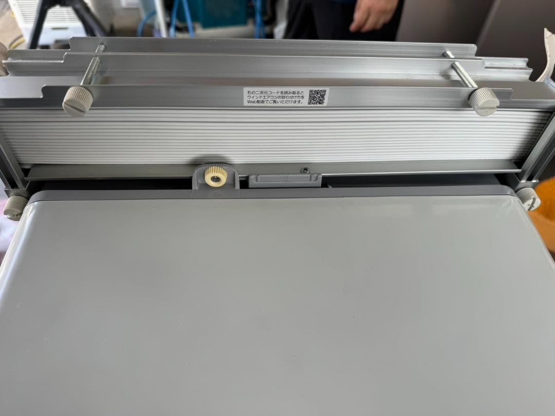 ①コロナ ウインドエアコン窓用エアコンCW-FA1824R 2024年製 窓枠付