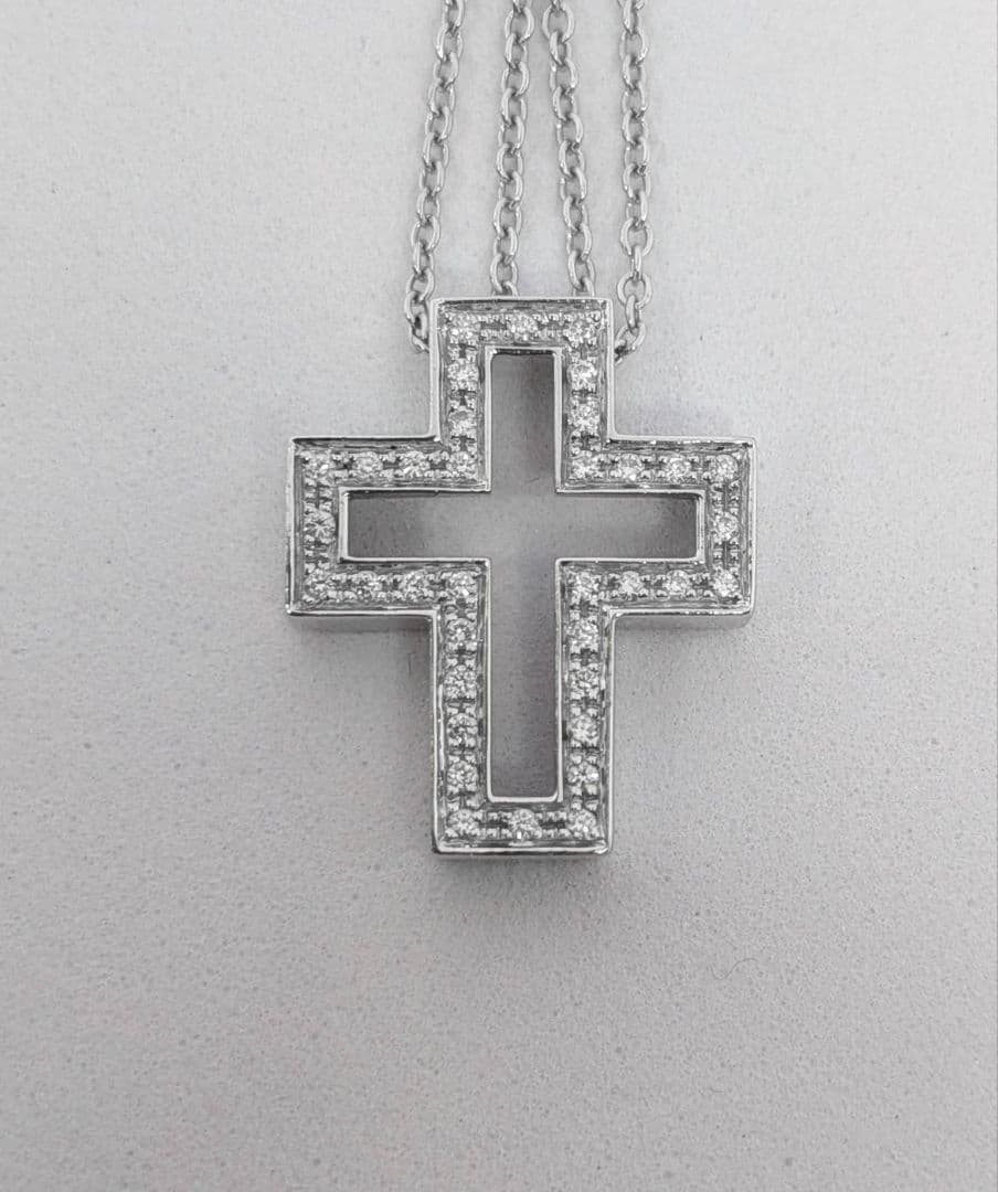 ダミアーニ ベルエポック XS サイドダイヤ K18ホワイトゴールド ネックレス