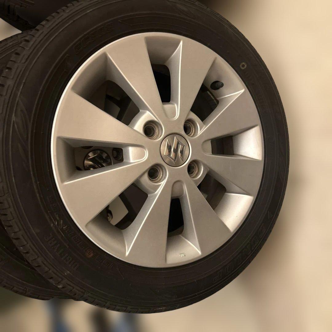 155/65R14 DL EC202 2024年製　スズキ純正ホイール付き