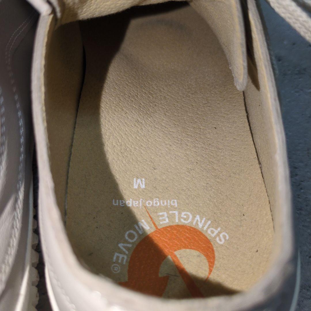 SPINGLE MOVE ローカットスニーカー グレー M カンガルーレザー