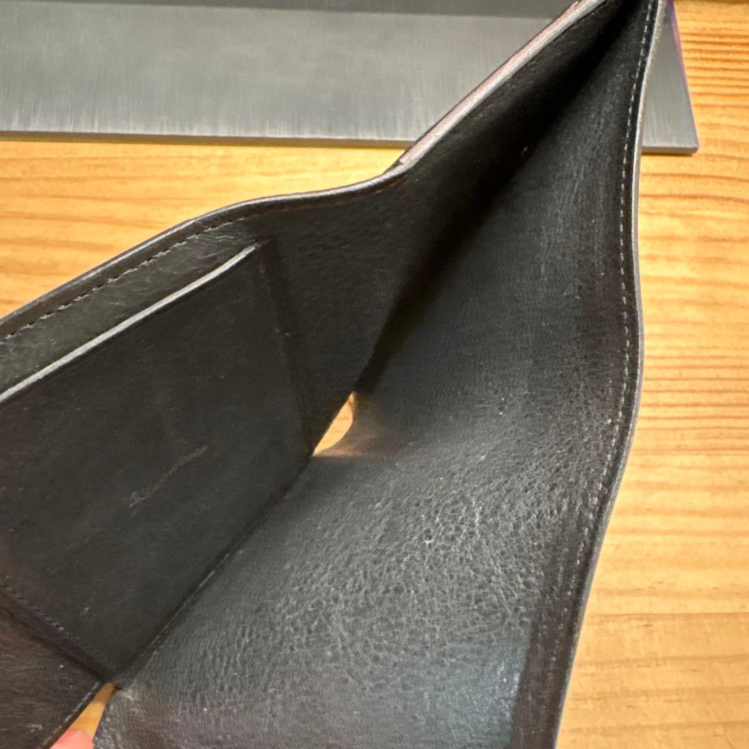 シンレザーズSinleathers タスカTasca二つ折り財布 黒