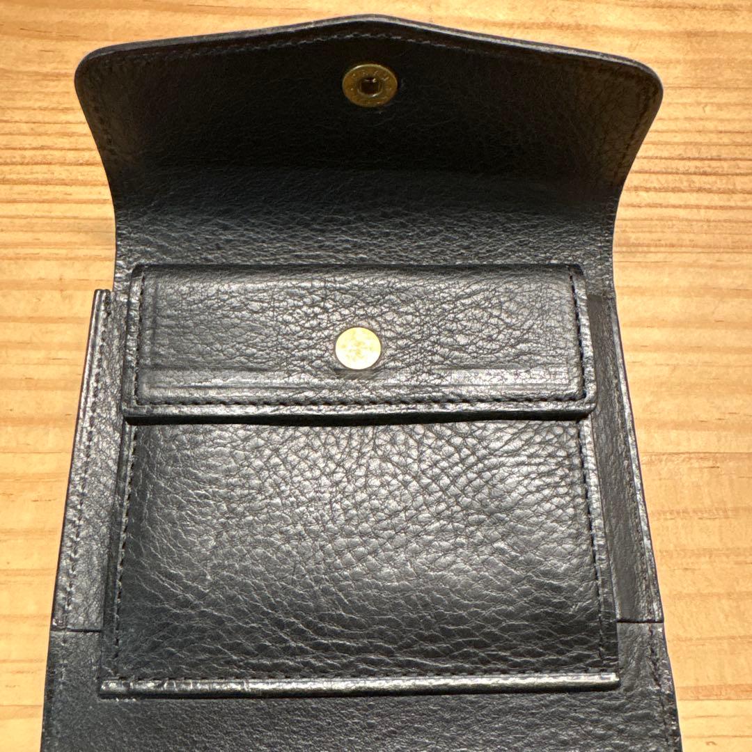 シンレザーズSinleathers タスカTasca二つ折り財布 黒