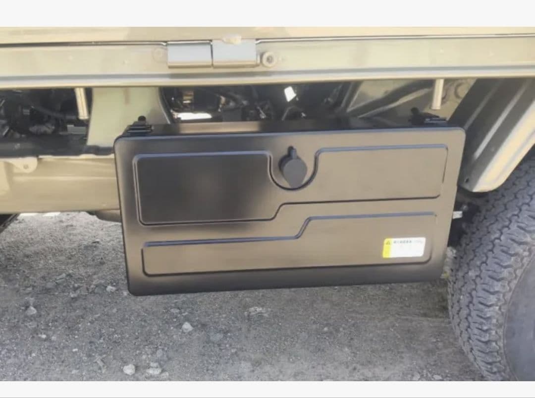 ダイハツ ハイゼットトラック用工具箱 ブラック ツールボックス 純正オプション