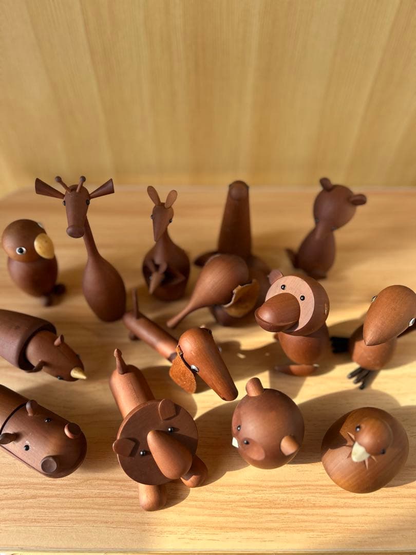 千趣会 ロイヤルペット PET ウッドアニマル 14体