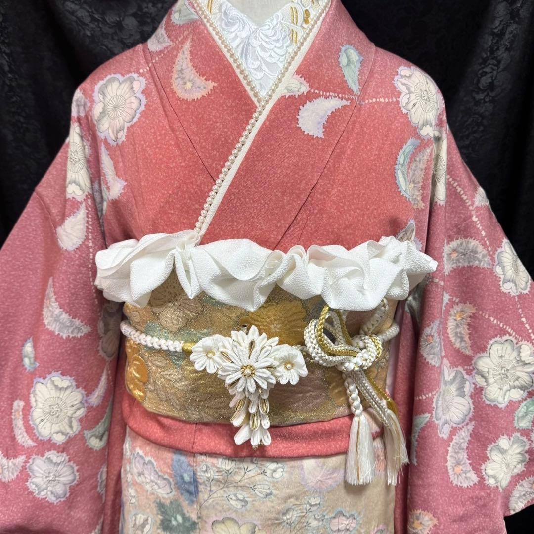 美品　辻ヶ花　辻が花　銀通し　花絞り　ぼかし　逸品　フルセット　振袖　振り袖