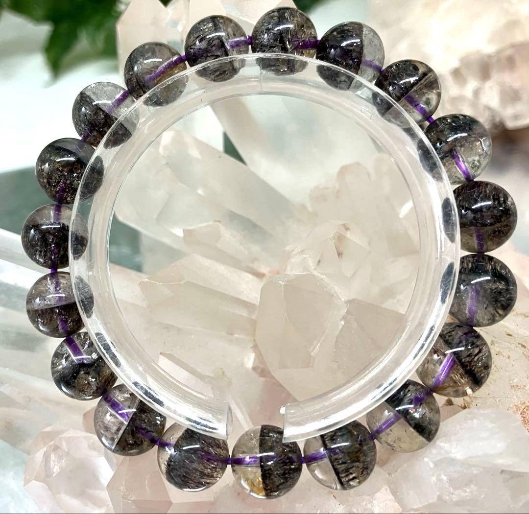 ブラックスーパーセブン　エスピリット鉱山産　超希少天然水晶　約10ミリ