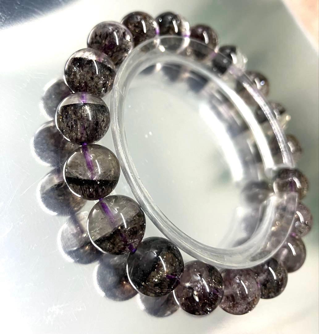 ブラックスーパーセブン　エスピリット鉱山産　超希少天然水晶　約10ミリ