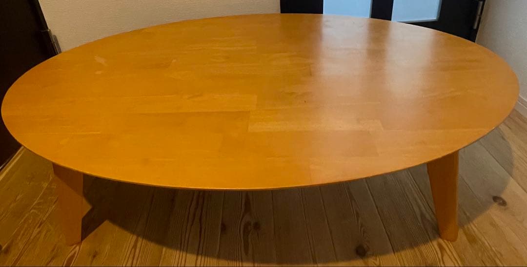 最終値下‼️ ベルメゾン　天然木　折りたたみ　ローテーブル　ちゃぶ台　座卓