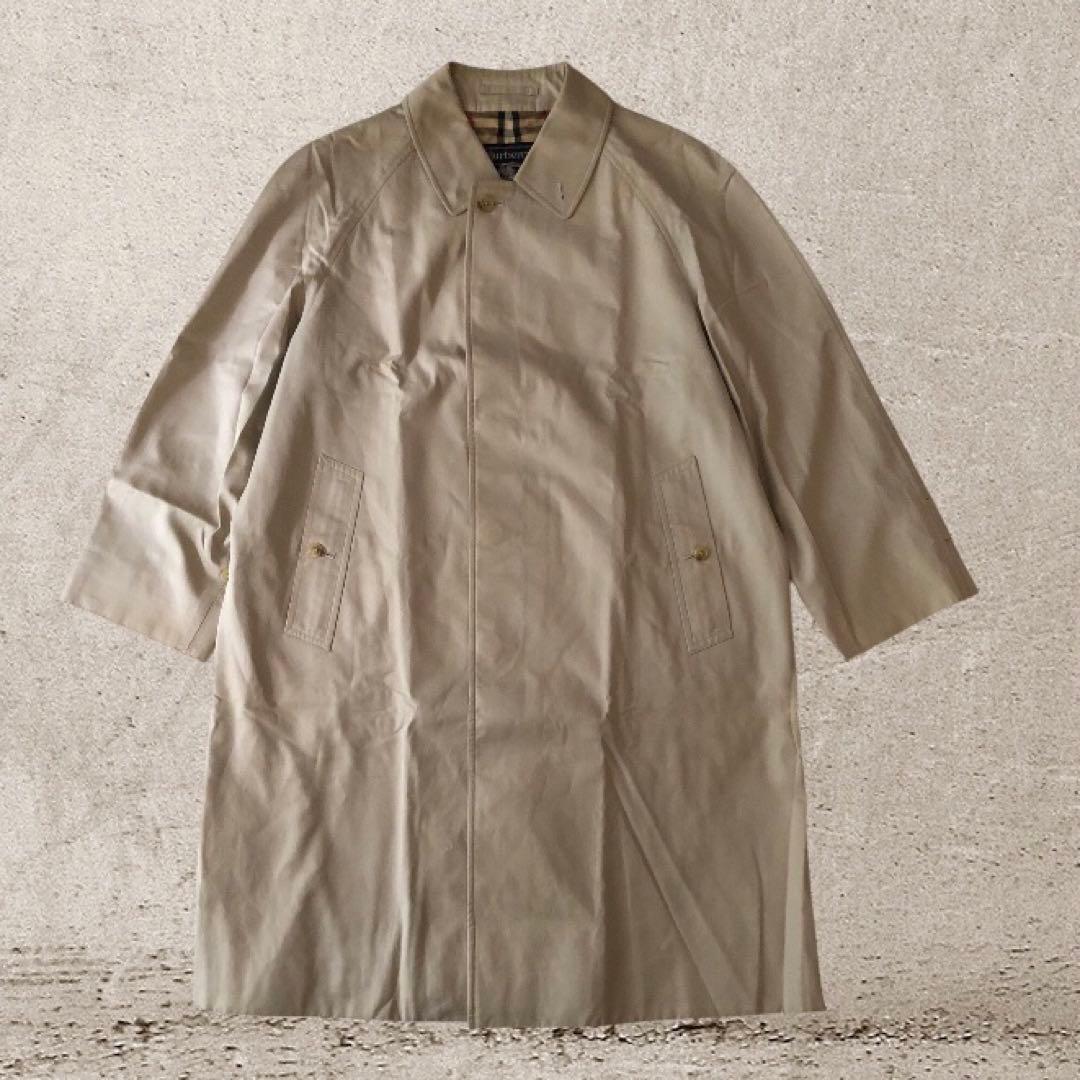 90s Burberry バーバリーズ　ノバチェック　ステンカラーコート