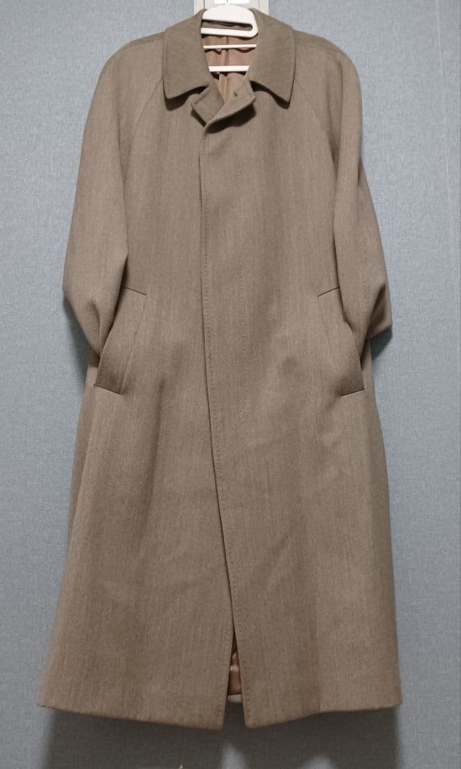 【イタリア製最高級】E.THOMAS バーニーズニューヨーク ロングコートウール