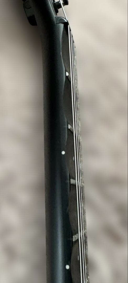 Solar エレキギター スキャロップ加工(素人加工)