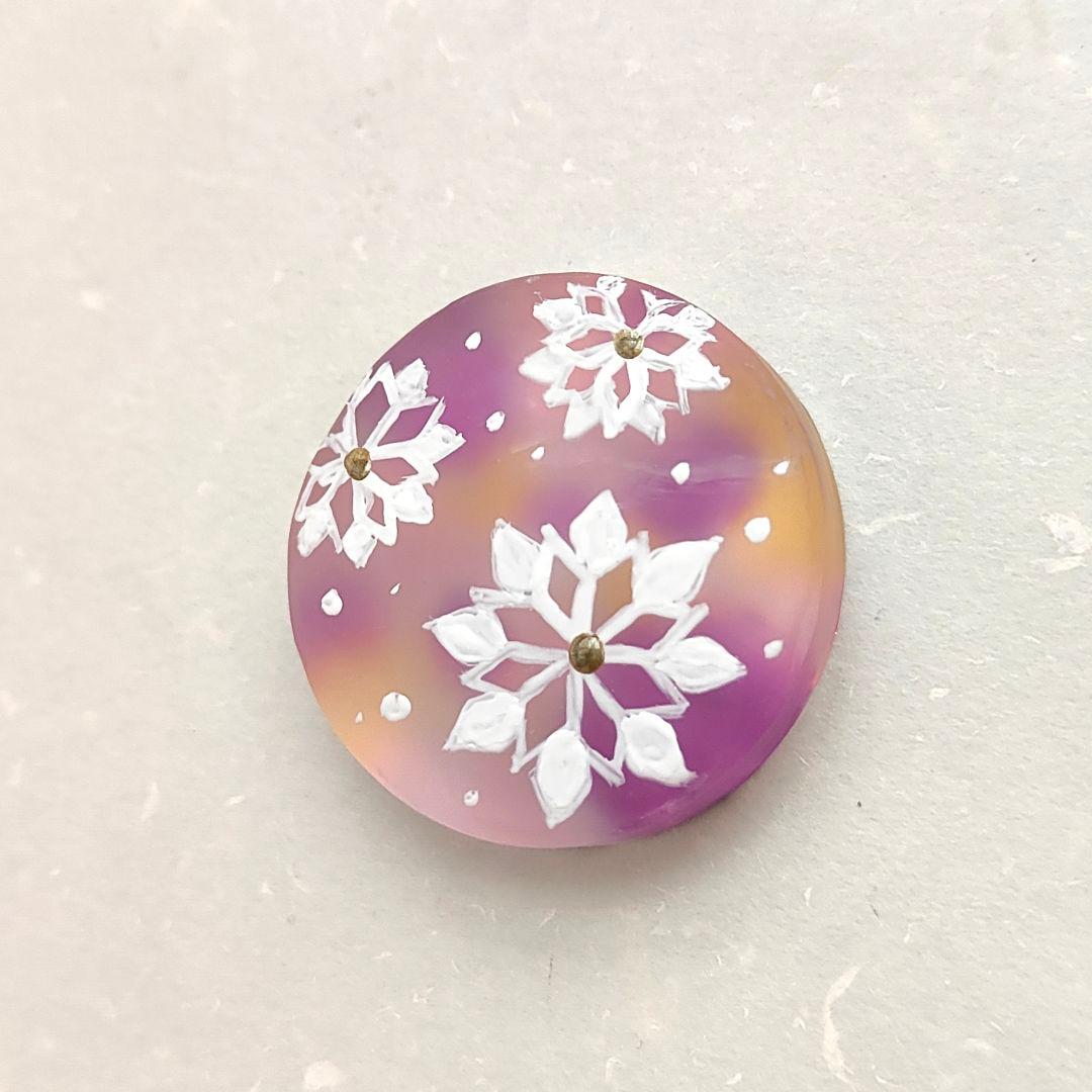 【852】ハンドメイド　レジン　ヘアゴム　ポニーフック