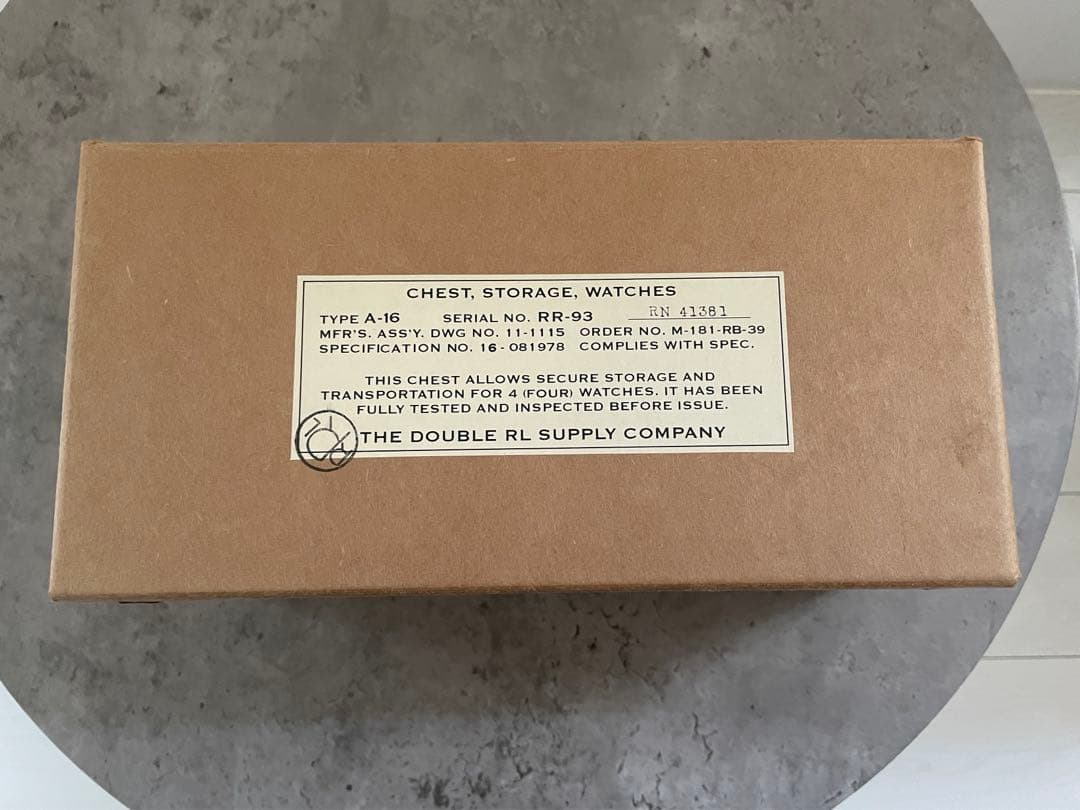 DOUBLE RL & CO. アンティークボックス