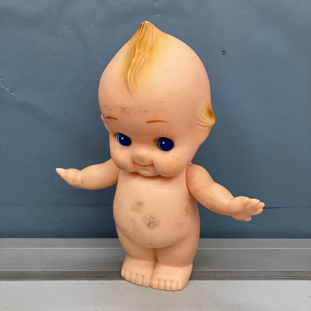 E-4 キューピー人形 当時物 レトロ ソフビ ヴィンテージ 昭和レトロ