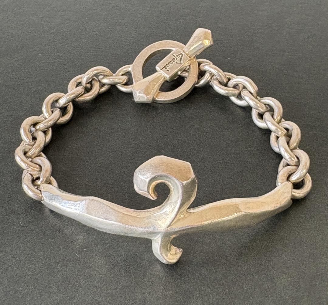 旧ロゴ ガルニ Garni ビンテージ シルバー チェーンブレスレット