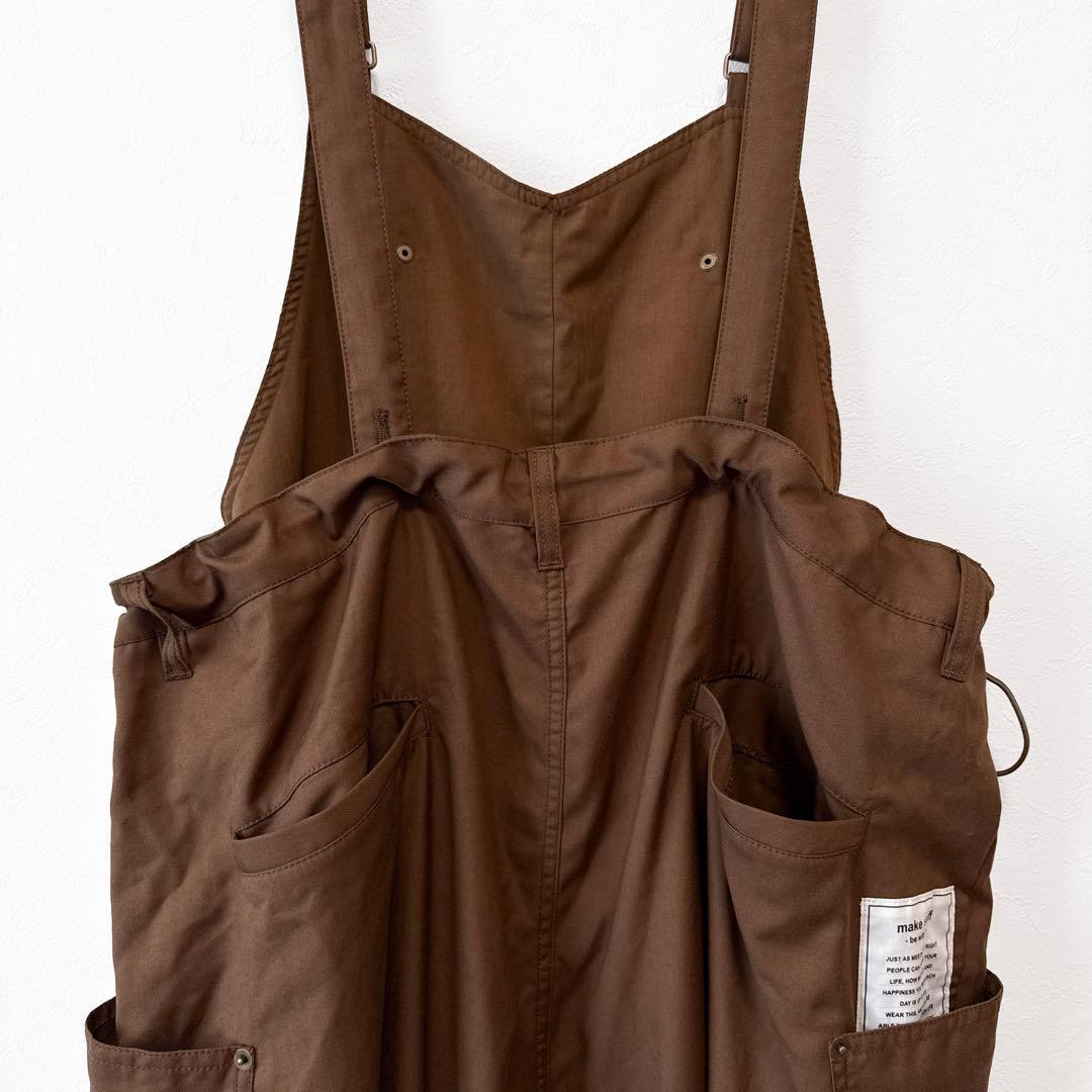 新品 ニコアンド be with M Misayo ラクテロサロペット ワイド