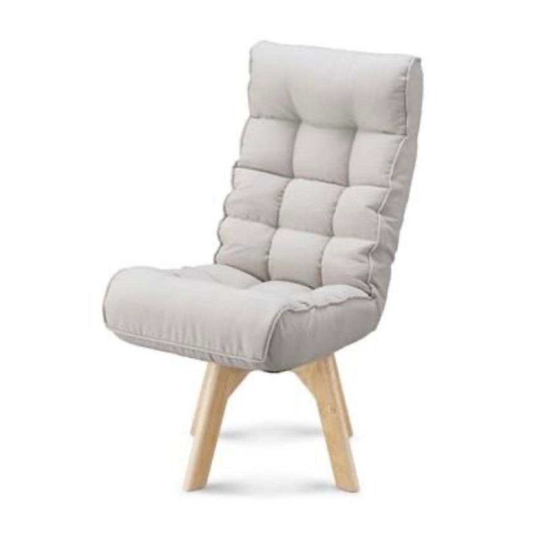 アイリスオーヤマ 回転ファブリックチェア