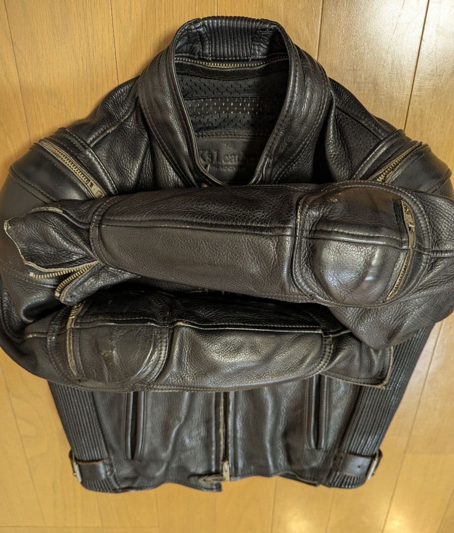 皮ジャン　カドヤ　ブラックスター