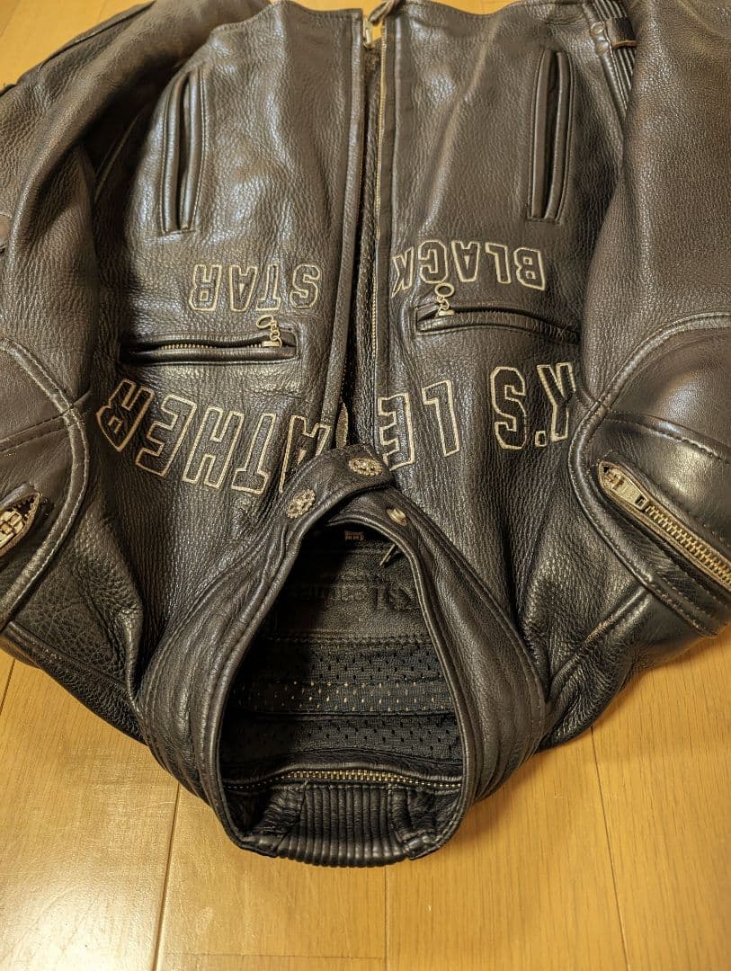 皮ジャン　カドヤ　ブラックスター