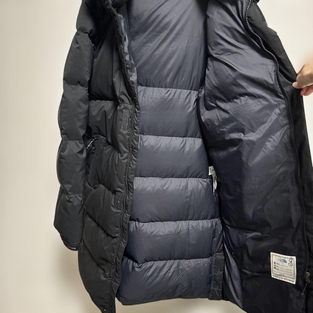 【クリーニング済】ノースフェイス DRYVENT ロングダウン S キッズ160
