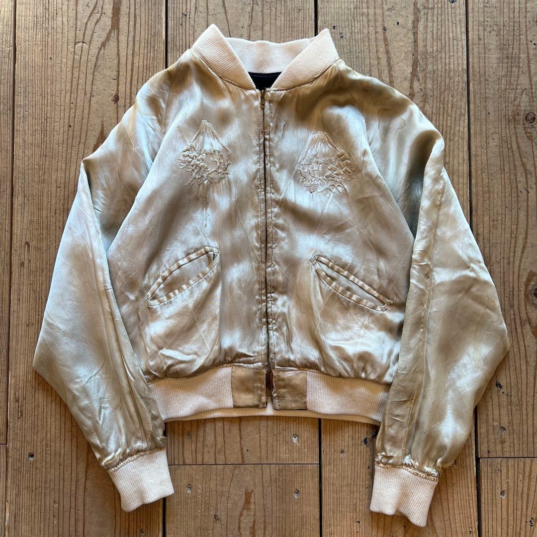 50年代 スカジャン スーベニアジャケット 別珍 鷹 虎　オリジナル ビンテージ