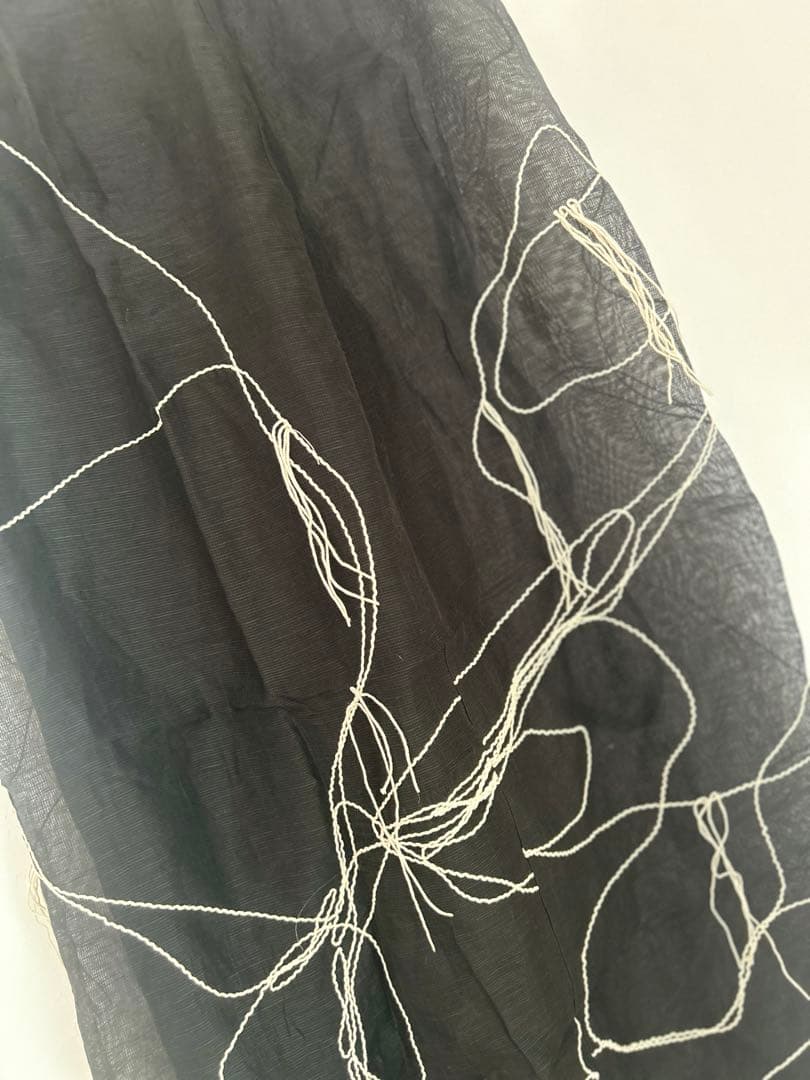 credonaアートエンブロイダリーラップスカート