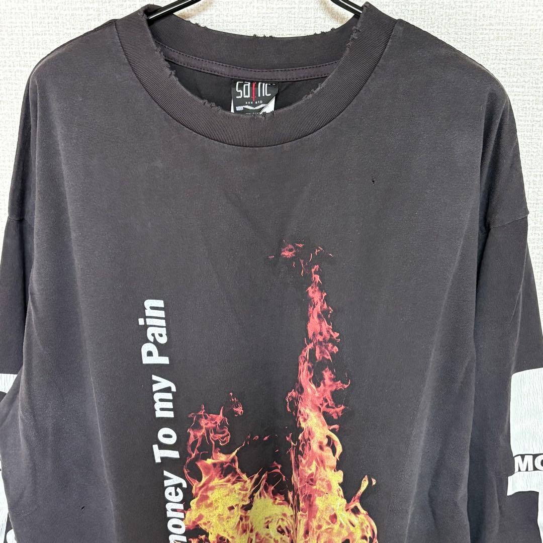 新品 セントマイケル ロングスリーブTシャツ ブラック Lサイズ