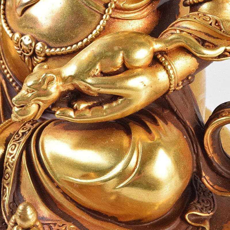 中国　大明永楽年施　古銅鍍金　チベット仏　仏像　置物　H　9195E