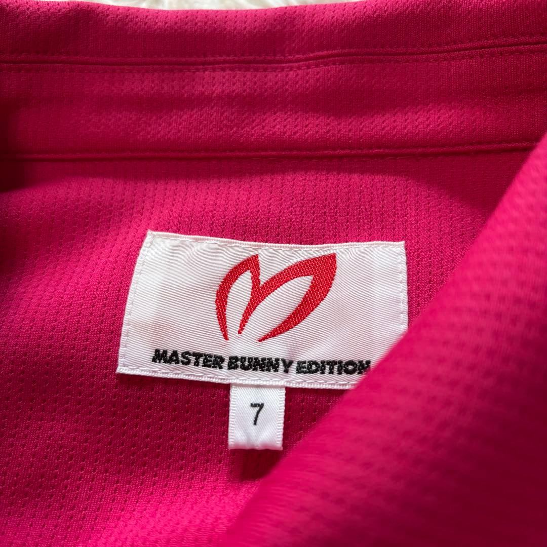 最新作 マスターバニーエディション パーリーゲイツ ポロシャツ ピンク 襟付き