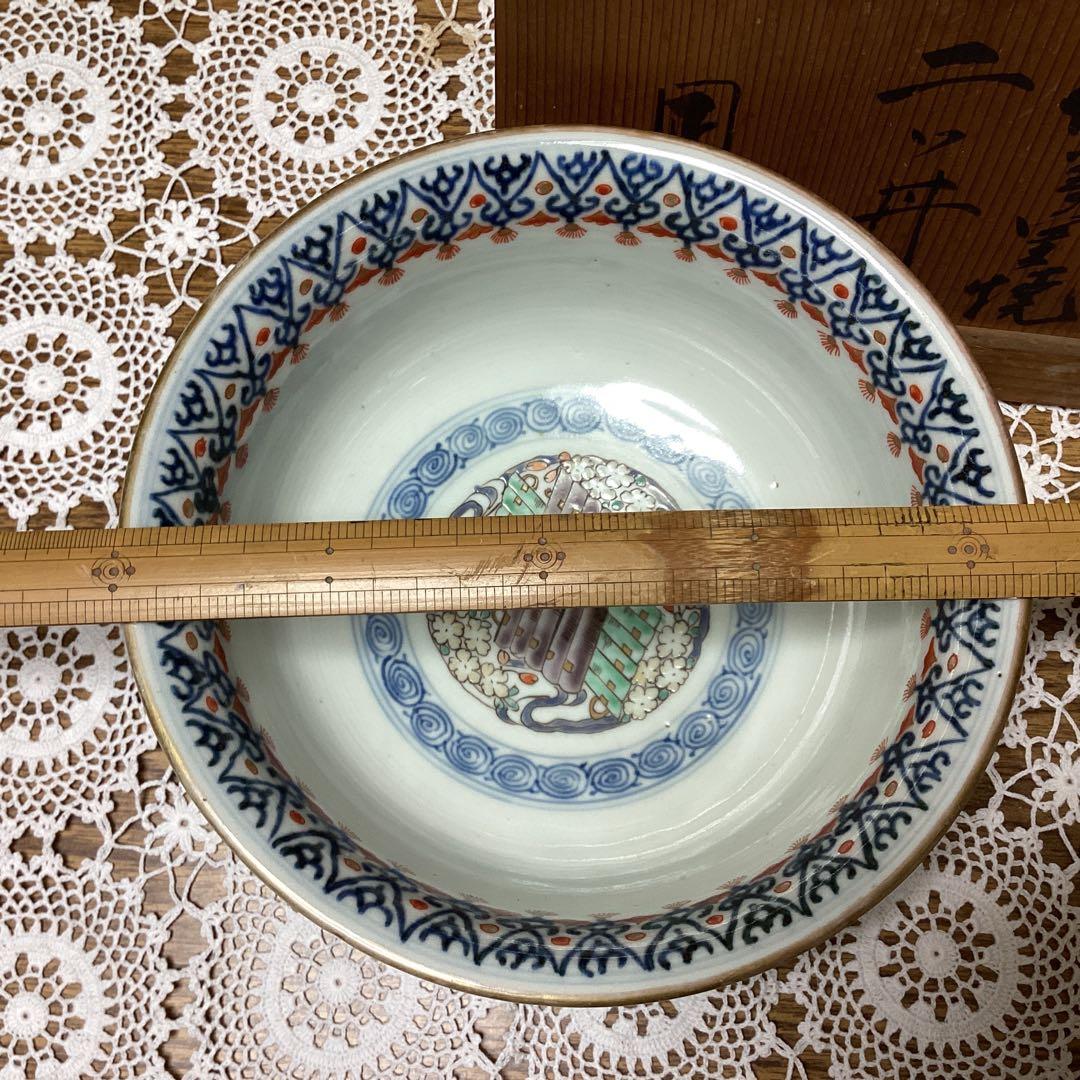 k38 古い伊万里焼の鉢　　錦手　　1個