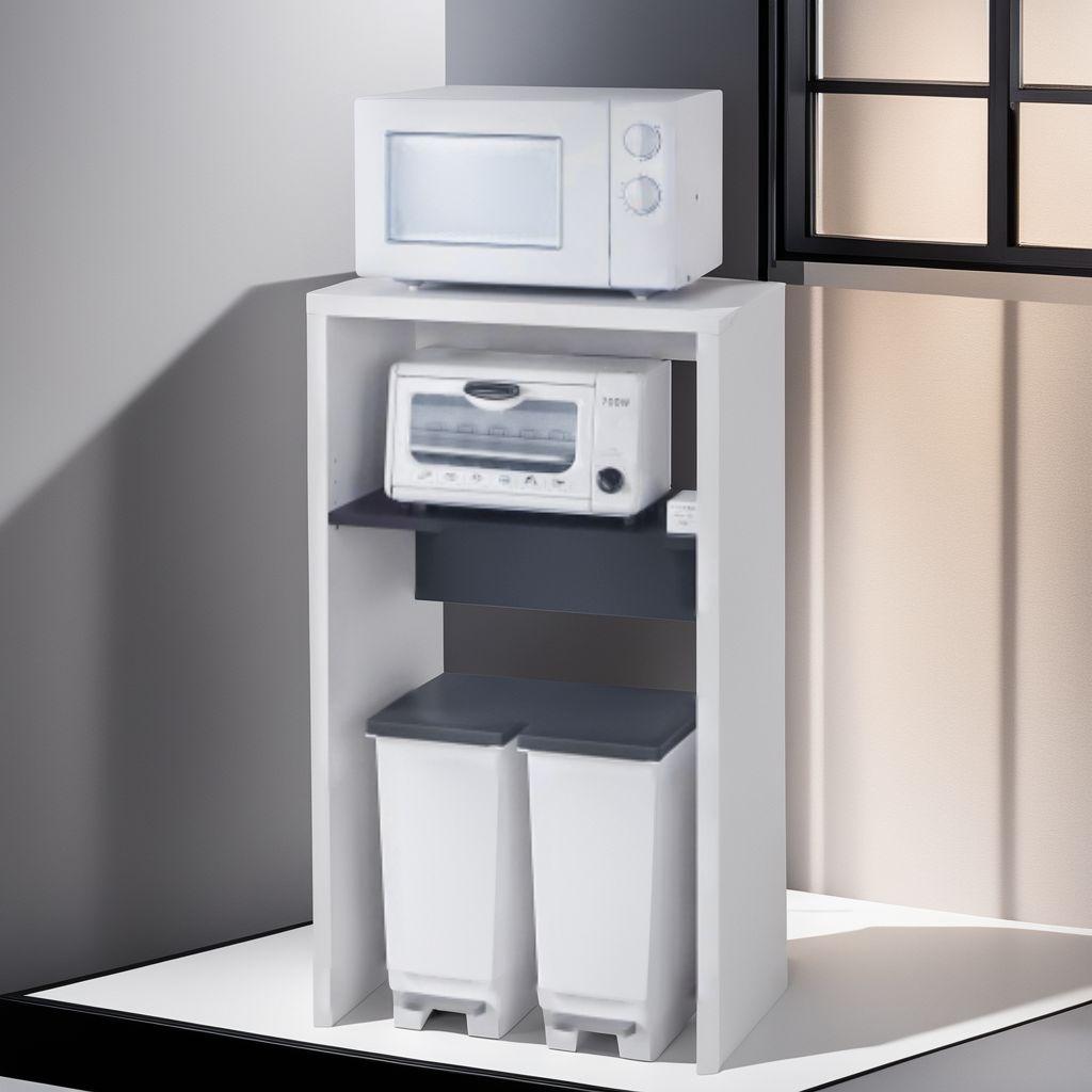 ラック レンジ台 ゴミ箱 キッチン回りもすっきり収納