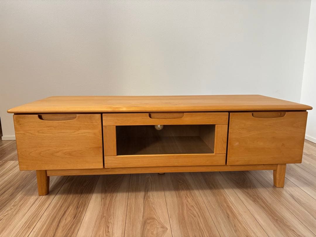 テレビ台　ERIS 120 アルダー材　無垢材　ナチュラル　北欧