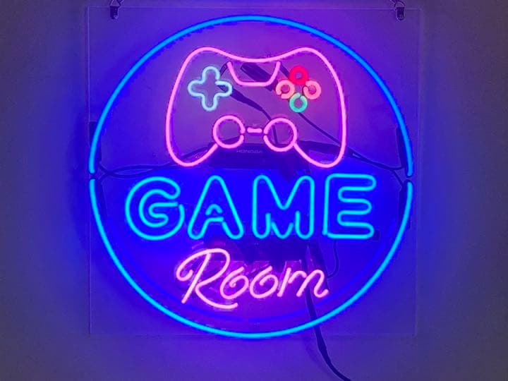 ガラスネオンサイン　オーダーメイド　オリジナル手作り　プレゼント用