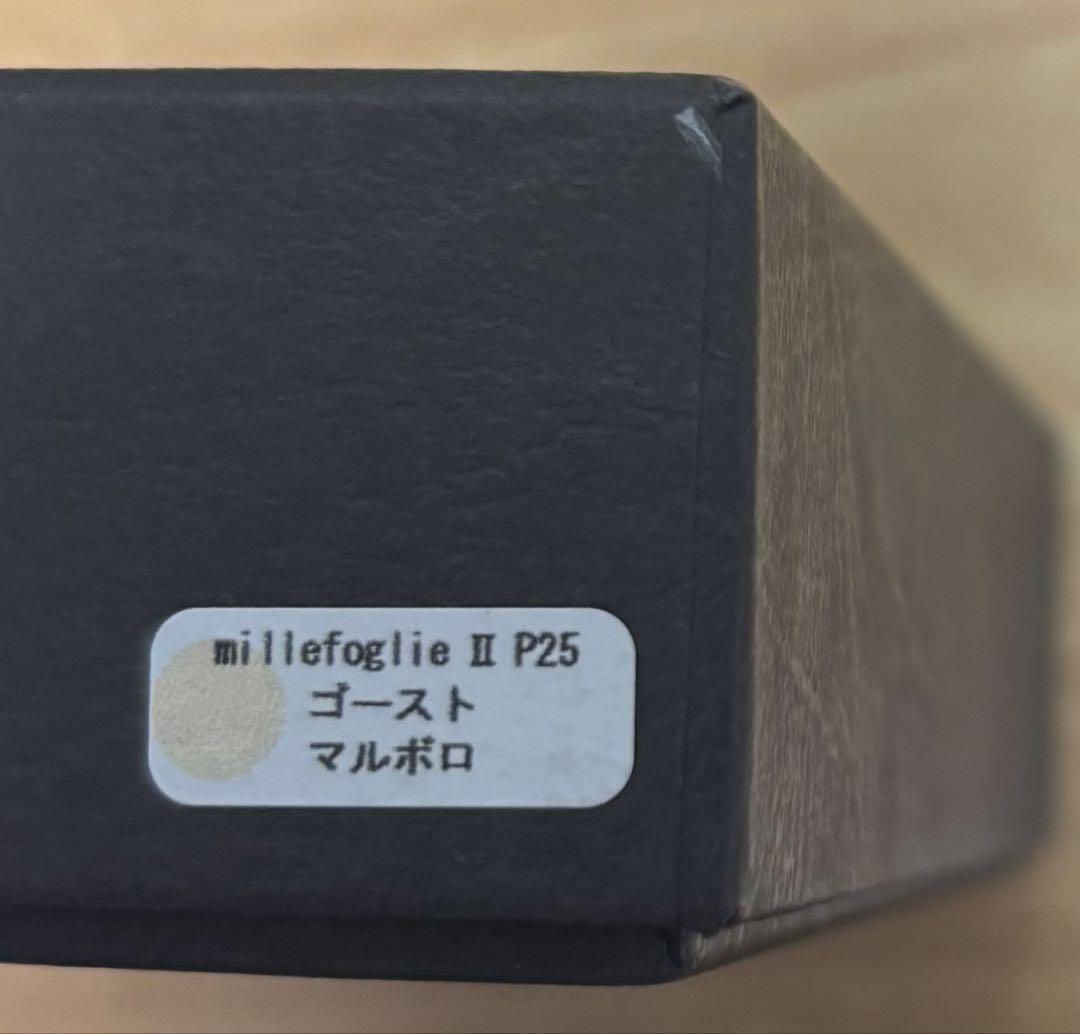 新品未使用 エムピウm+ ミッレフォッリエⅡ P25 ゴーストレザー マルポロ