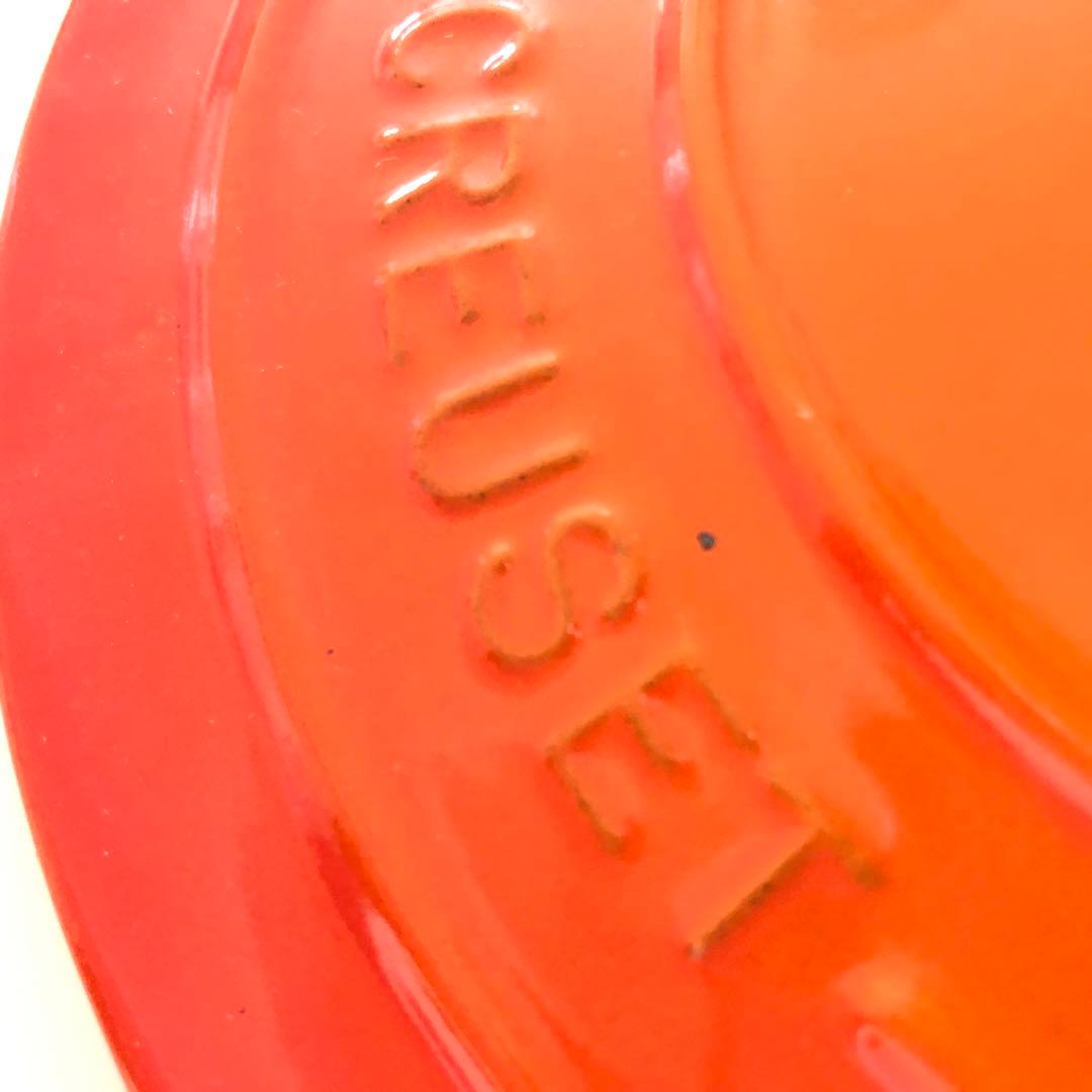 【未使用品】ル・クルーゼ　両手鍋　ホーロー鍋　18㎝　オレンジ　ルクルーゼ