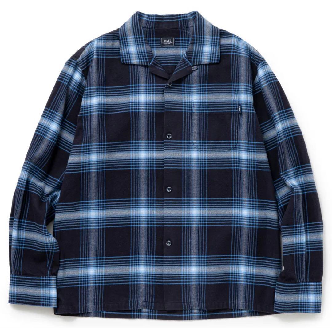 RATS COTTON RAYON CHECK SHIRT キムタク 木村拓哉