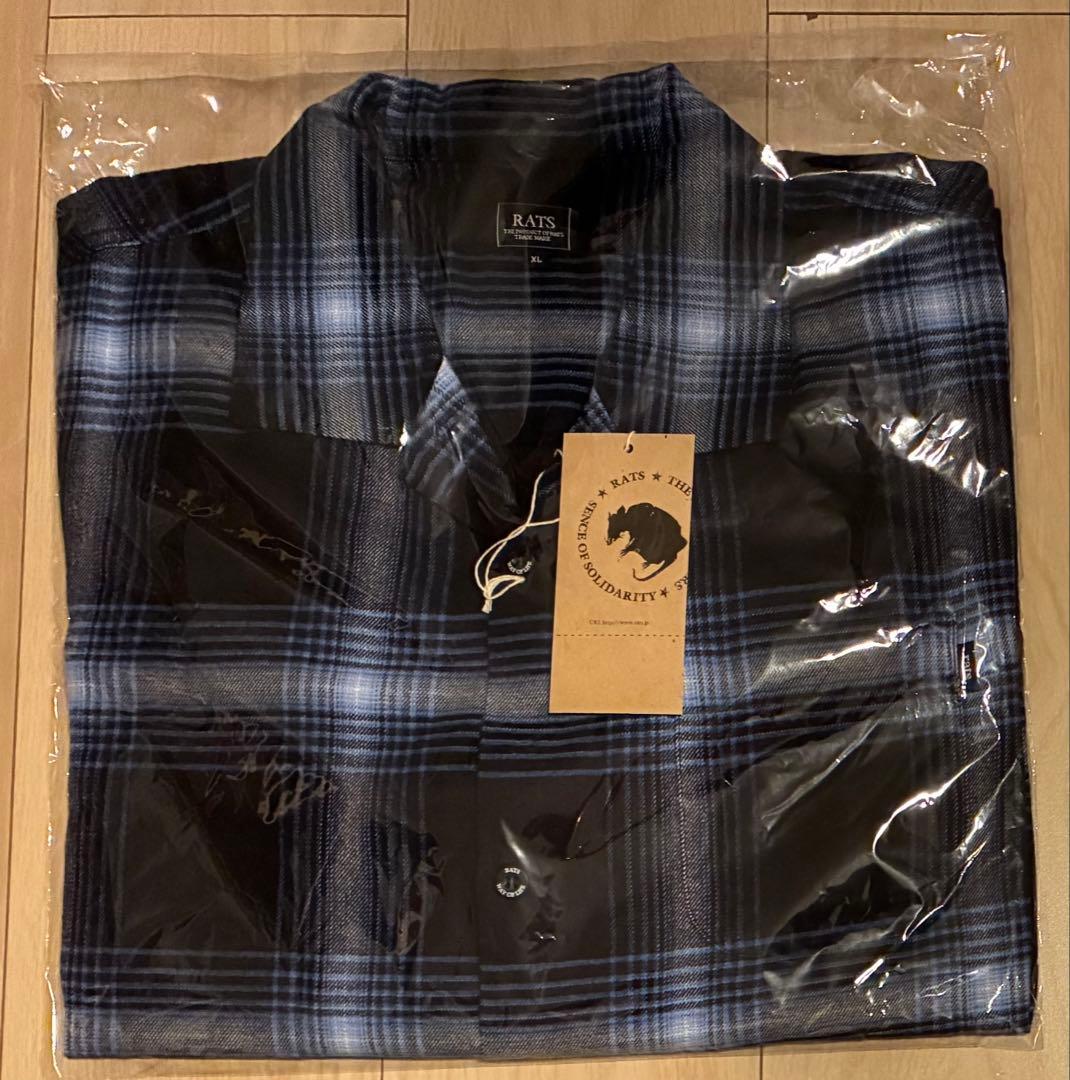 RATS COTTON RAYON CHECK SHIRT キムタク 木村拓哉
