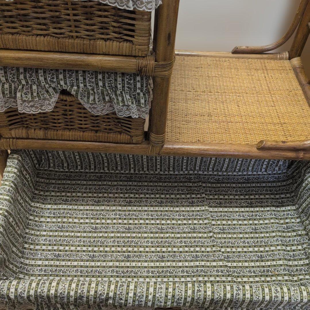 ラタン家具、ハンガーラック、籐家具ヴィンテージ