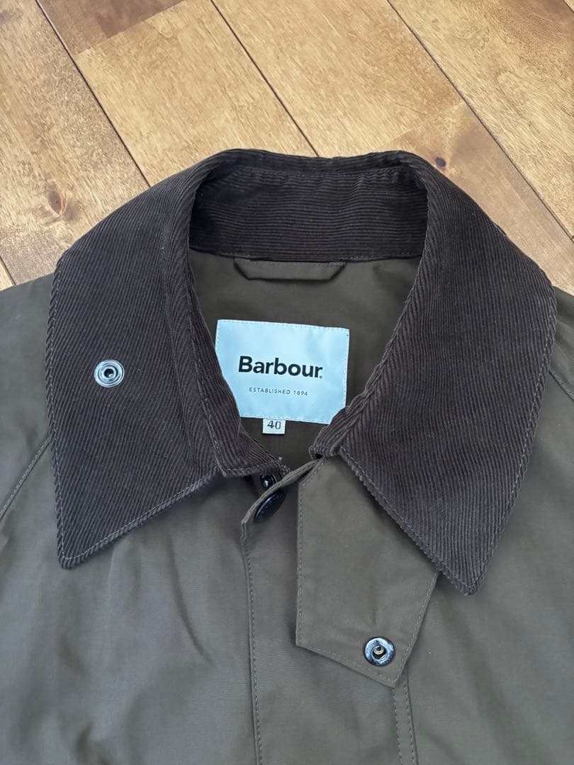 Barbour classicノンワックスBADELEノンオイルドジャケット40