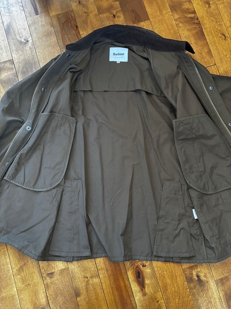 Barbour classicノンワックスBADELEノンオイルドジャケット40