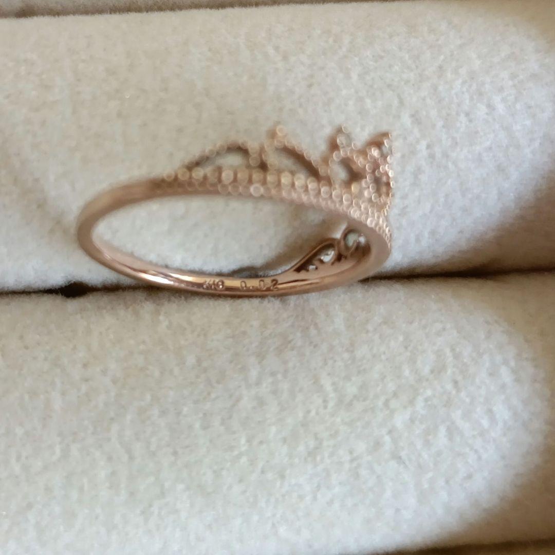 田*恵様 クミキョクジュエリー K10 ピンクゴールド リング 9号　組曲　指輪