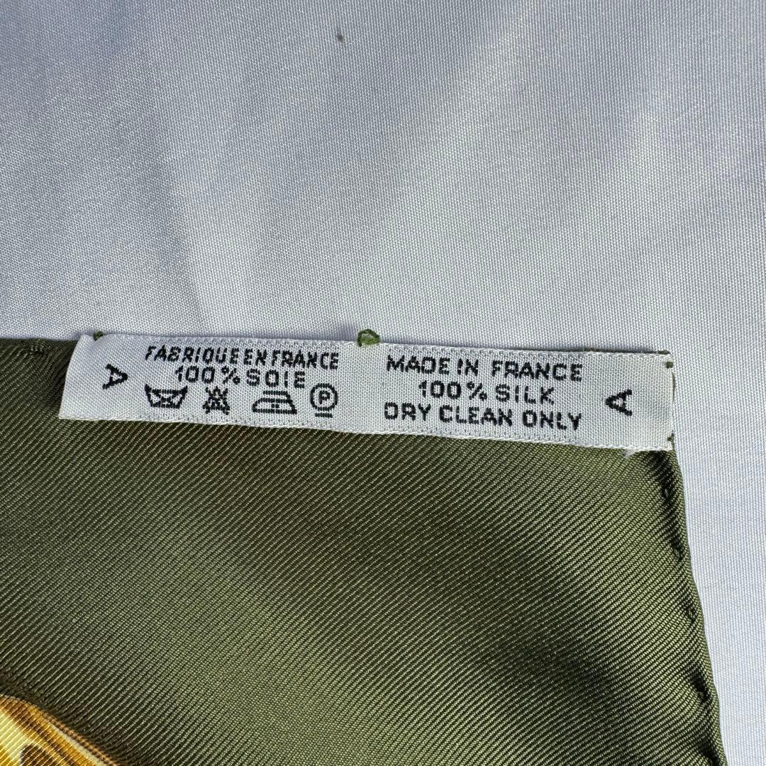 HERMÈSカレ90LES CAVALIERS D’OR 黄金の騎士スカーフ