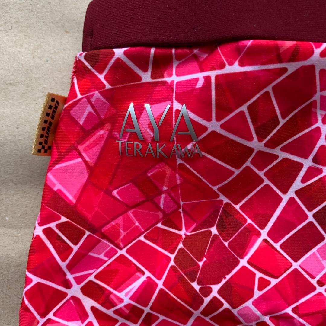 Mizuno AYA TERAKAWA 練習用水着 レッド　XSサイズ